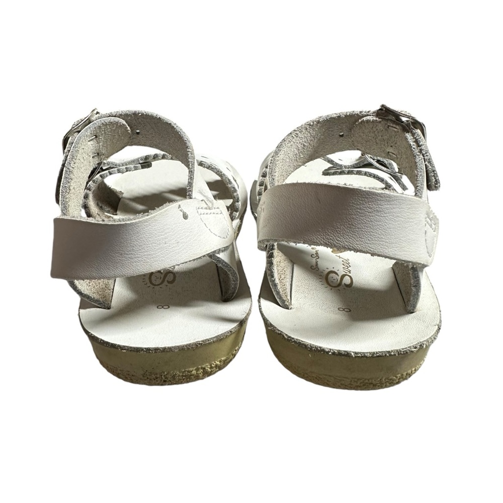 Salt Water Sandals by Hoy White Kids Sandals - Picture 4 of 6